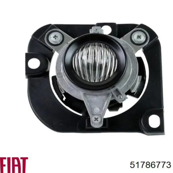 Lampa przeciwmgielna prawa Fiat/Alfa/Lancia 51786773 cena, od 54,48 USD