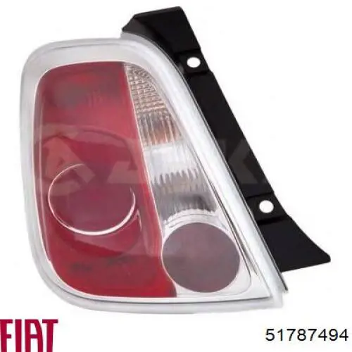 Lampa zespolona tylna lewa Fiat/Alfa/Lancia 51787494 cena, od 81,11 USD