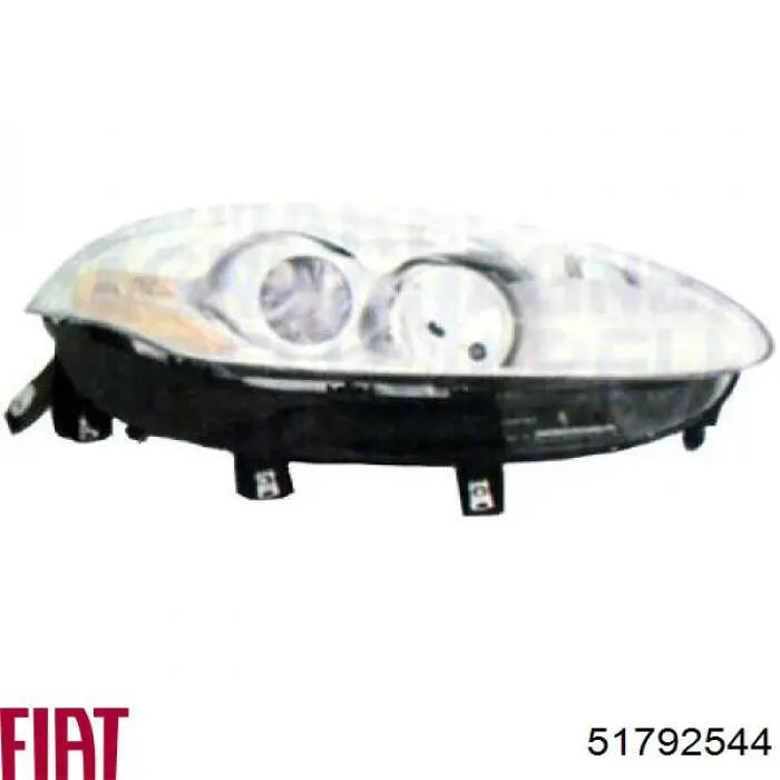 Reflektor prawy Fiat/Alfa/Lancia 51792544 cena, od 942,47 USD