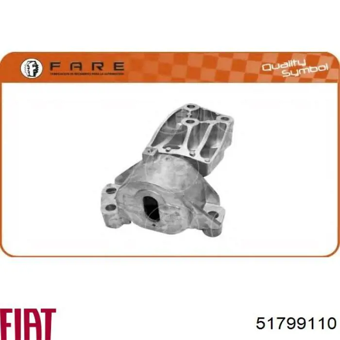 Poduszka (podpora) silnika prawa 51799110 Fiat/Alfa/Lancia