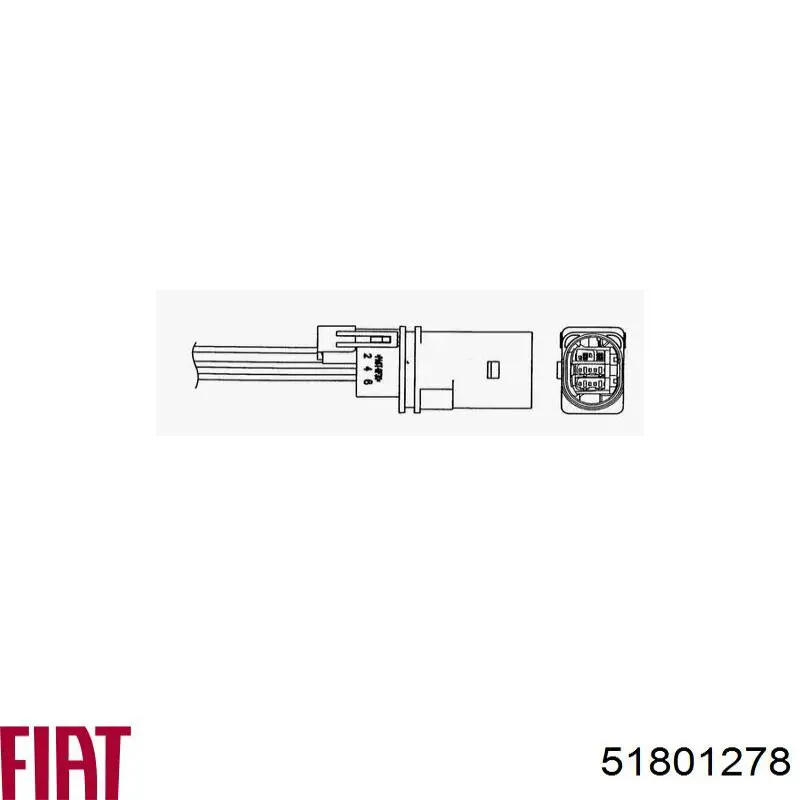 Sonda lambda, czujnik tlenu Fiat/Alfa/Lancia 51801278 cena, od 77,92 USD