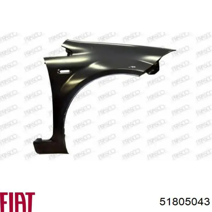 51805043 Fiat/Alfa/Lancia Błotnik przedni prawy