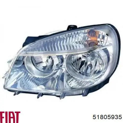 51805935 Fiat/Alfa/Lancia Reflektor lewy