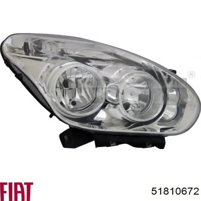 Do koszyka 51810672 Fiat/Alfa/Lancia Reflektor lewy