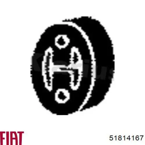 51814167 Fiat/Alfa/Lancia Poduszka mocowania tłumika