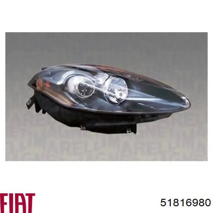 Reflektor prawy Fiat/Alfa/Lancia 51816980 cena, od 139,61 USD