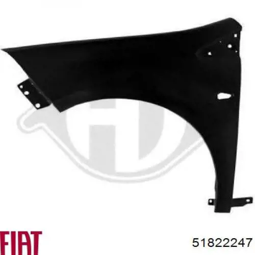 Błotnik przedni prawy Fiat/Alfa/Lancia 51822247 cena, od 139,61 USD