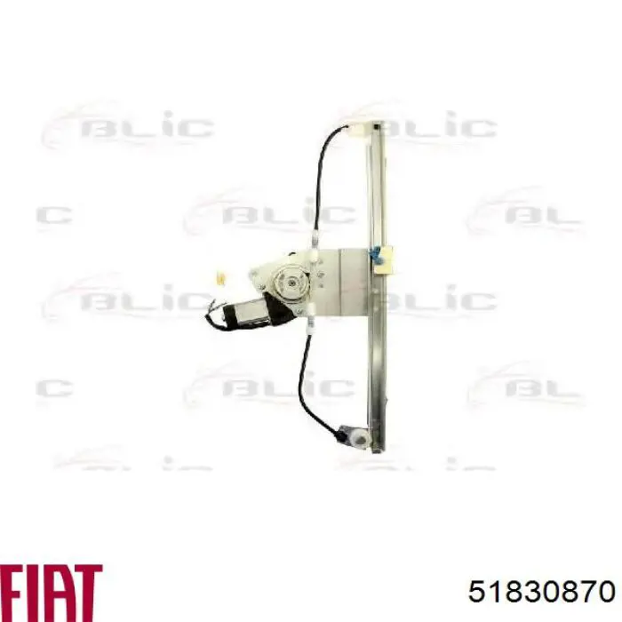 51830870 Fiat/Alfa/Lancia Mechanizm podnoszenia szyby drzwi przednich lewych