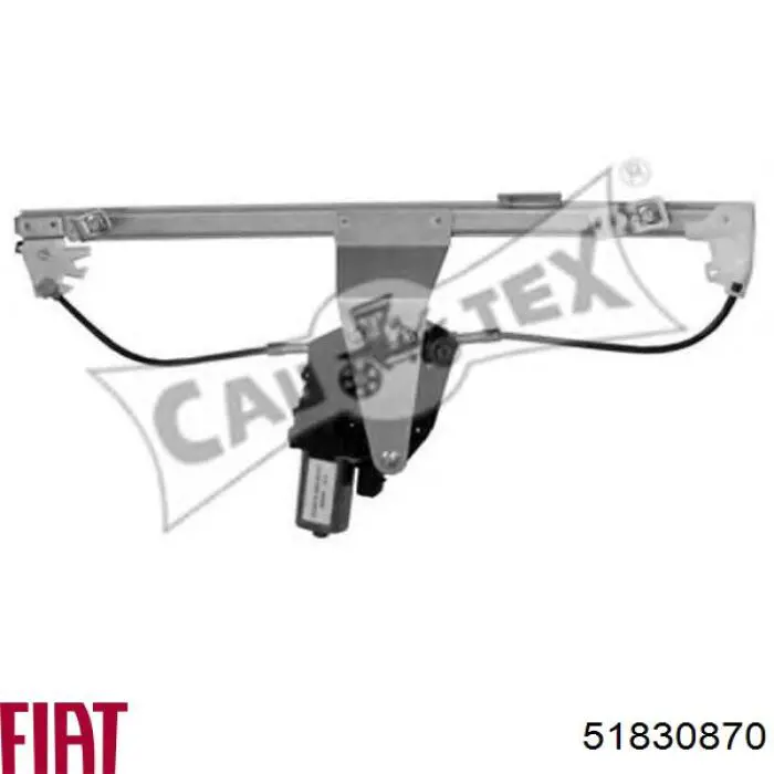 Do koszyka 51830870 Fiat/Alfa/Lancia Mechanizm podnoszenia szyby drzwi przednich lewych