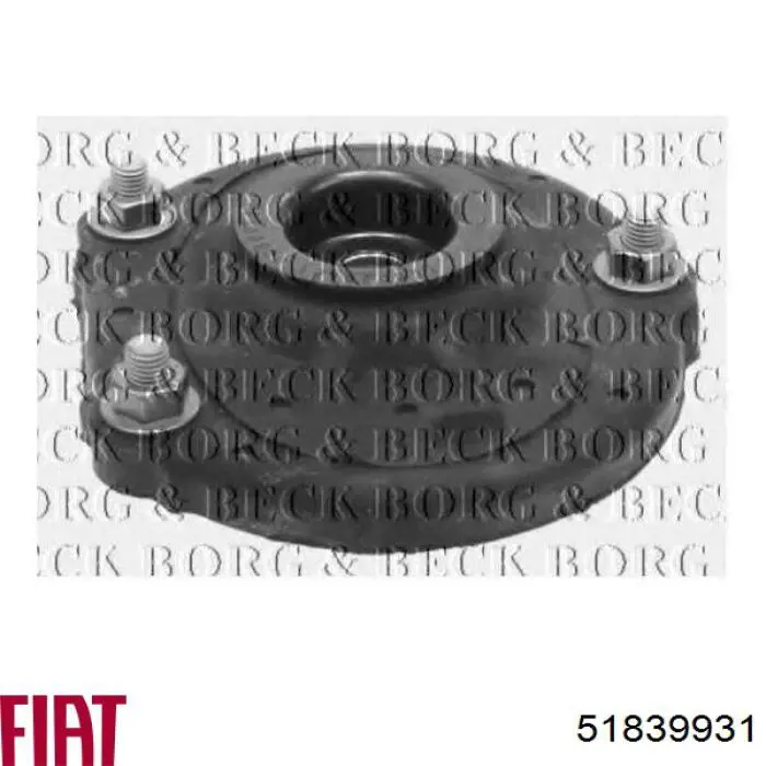 Do koszyka 51839931 Fiat/Alfa/Lancia Podpora amortyzatora przedniego prawego