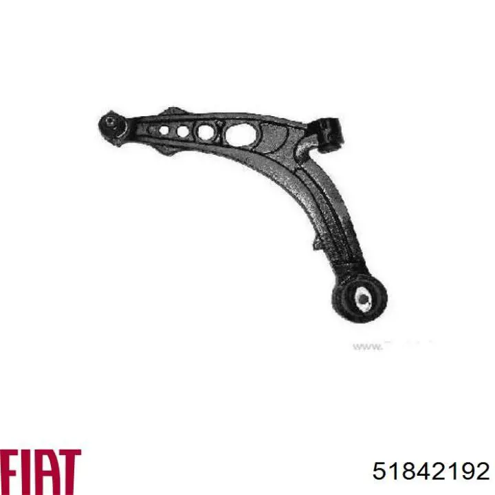 Do koszyka 51842192 Fiat/Alfa/Lancia Wahacz zawieszenia przedniego dolny lewy