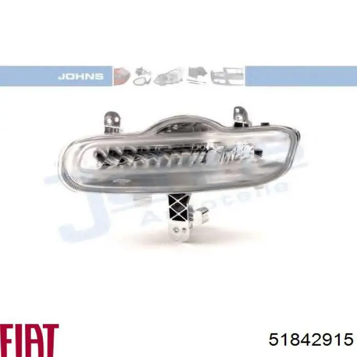 Reflektor do jazdy dziennej lewy 51842915 Fiat/Alfa/Lancia