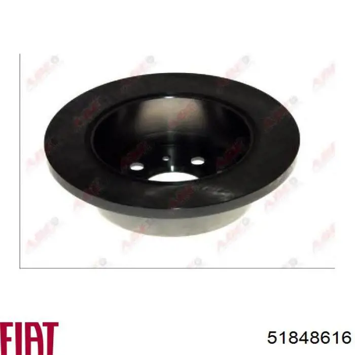 Tarcza hamulcowa tylna Fiat/Alfa/Lancia 51848616 cena, od 53,83 USD