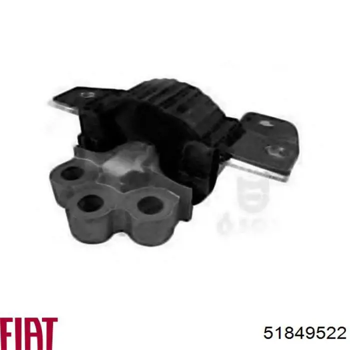 Poduszka (podpora) silnika prawy przednia 51849522 Fiat/Alfa/Lancia