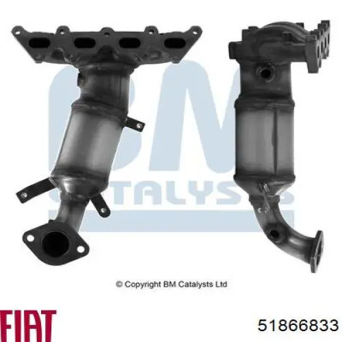 Konwerter-katalizator do Fiat Tipo  356