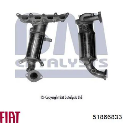 Konwerter-katalizator Fiat Tipo sedana (356) (2015 - 2026) cena, od 598,63 USD