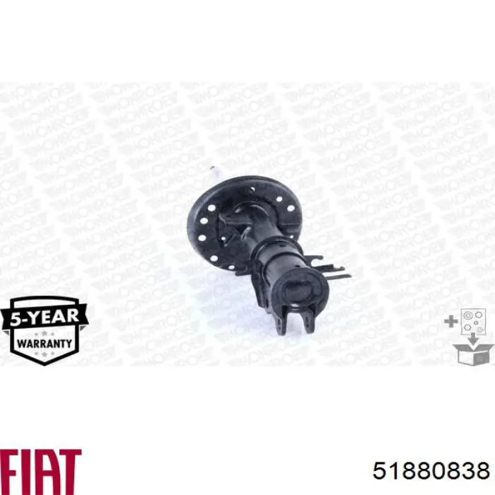 Amortyzator przedni prawy Fiat/Alfa/Lancia 51880838 cena, od 57,71 USD