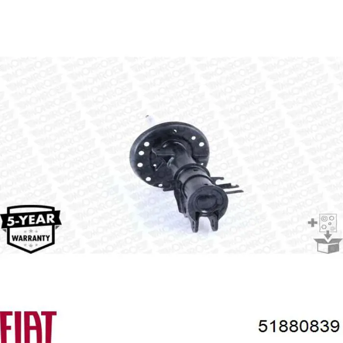 51880839 Fiat/Alfa/Lancia Amortyzator przedni lewy