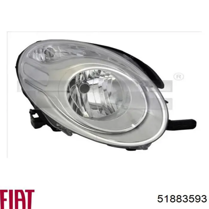 51883593 Fiat/Alfa/Lancia Reflektor lewy