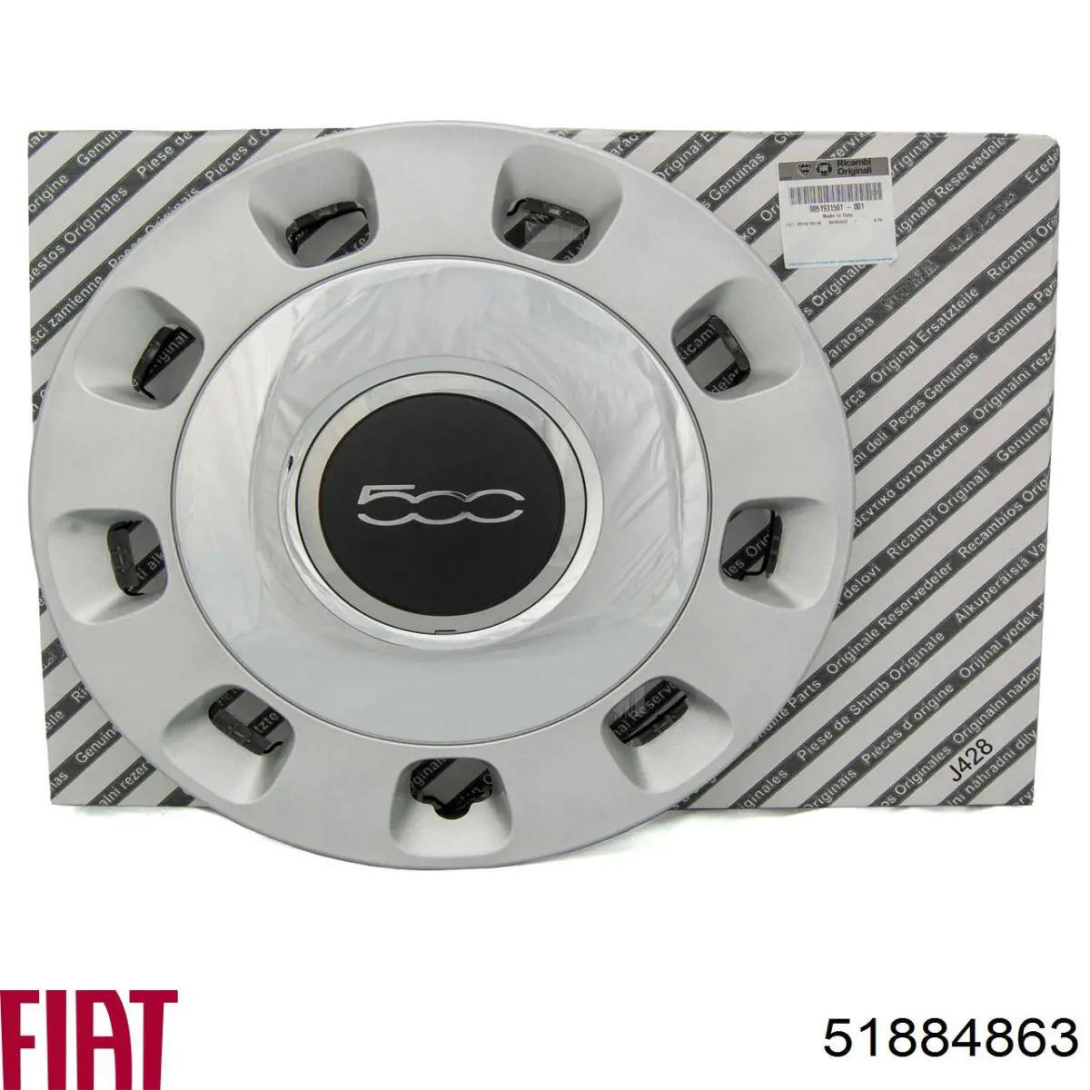 Kołpak do obręczy koła Fiat/Alfa/Lancia 51884863 cena, od 49,37 USD