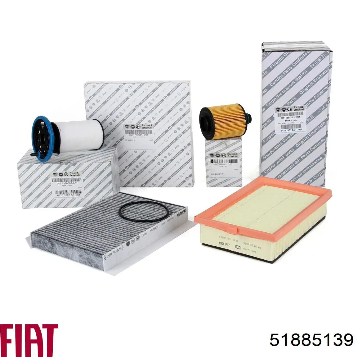 Filtr powietrza Fiat/Alfa/Lancia 51885139 cena, od 10,86 USD