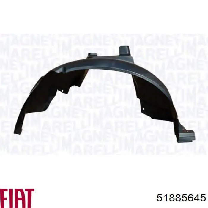 Nadkole błotnika przedniego lewe Fiat/Alfa/Lancia 51885645 cena, od 22,36 USD