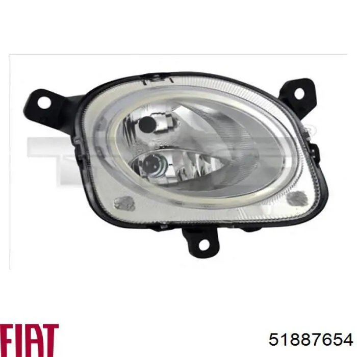 51887654 Fiat/Alfa/Lancia reflektor prawy