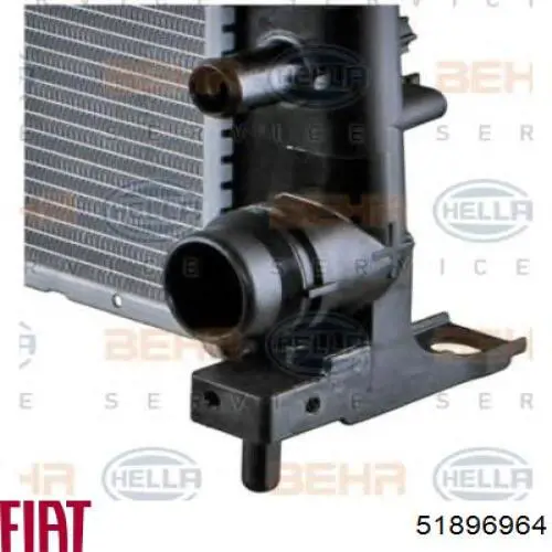 Chłodnica silnika Fiat/Alfa/Lancia 51896964 cena, od 83,23 USD