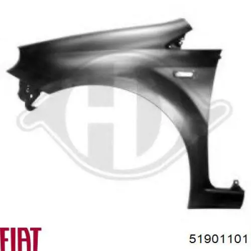 51901101 Fiat/Alfa/Lancia Błotnik przedni lewy