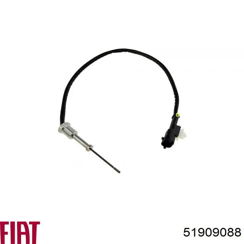 Do koszyka 51909088 Fiat/Alfa/Lancia Czujnik temperatury spalin, przed filtrem cząstek stałych