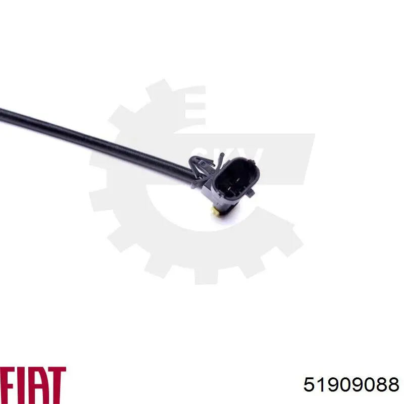 Czujnik temperatury spalin, przed filtrem cząstek stałych Fiat/Alfa/Lancia 51909088 cena, od 87,25 USD