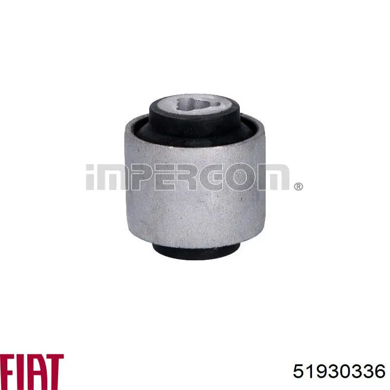 Silentblock tylnego wahacza podłużnego przedni Fiat/Alfa/Lancia 51930336