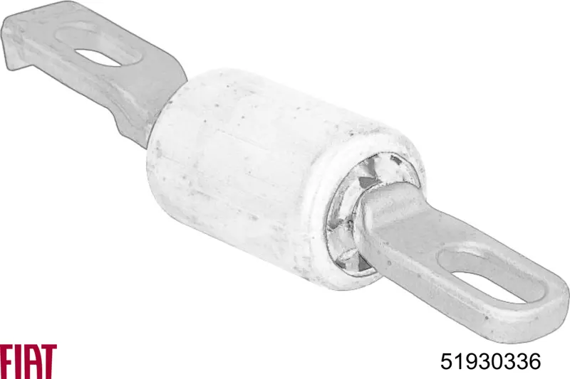 Do koszyka 51930336 Fiat/Alfa/Lancia Silentblock tylnego wahacza podłużnego przedni