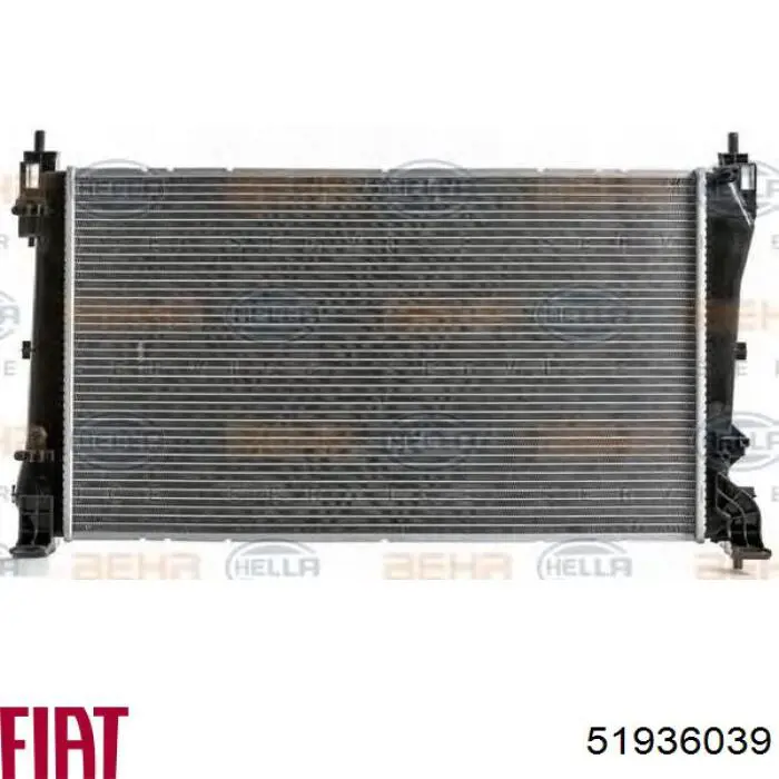 Do koszyka 51936039 Fiat/Alfa/Lancia Chłodnica silnika