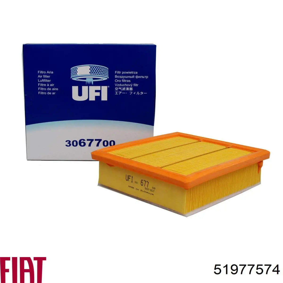 Filtr powietrza Fiat/Alfa/Lancia 51977574 cena, od 9,38 USD