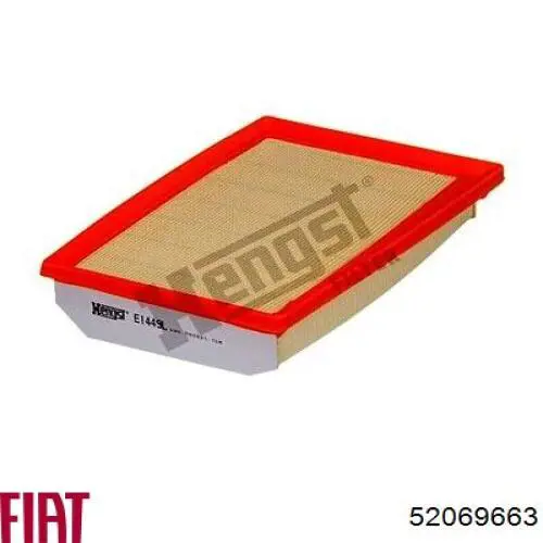 Do koszyka 52069663 Fiat/Alfa/Lancia Filtr powietrza