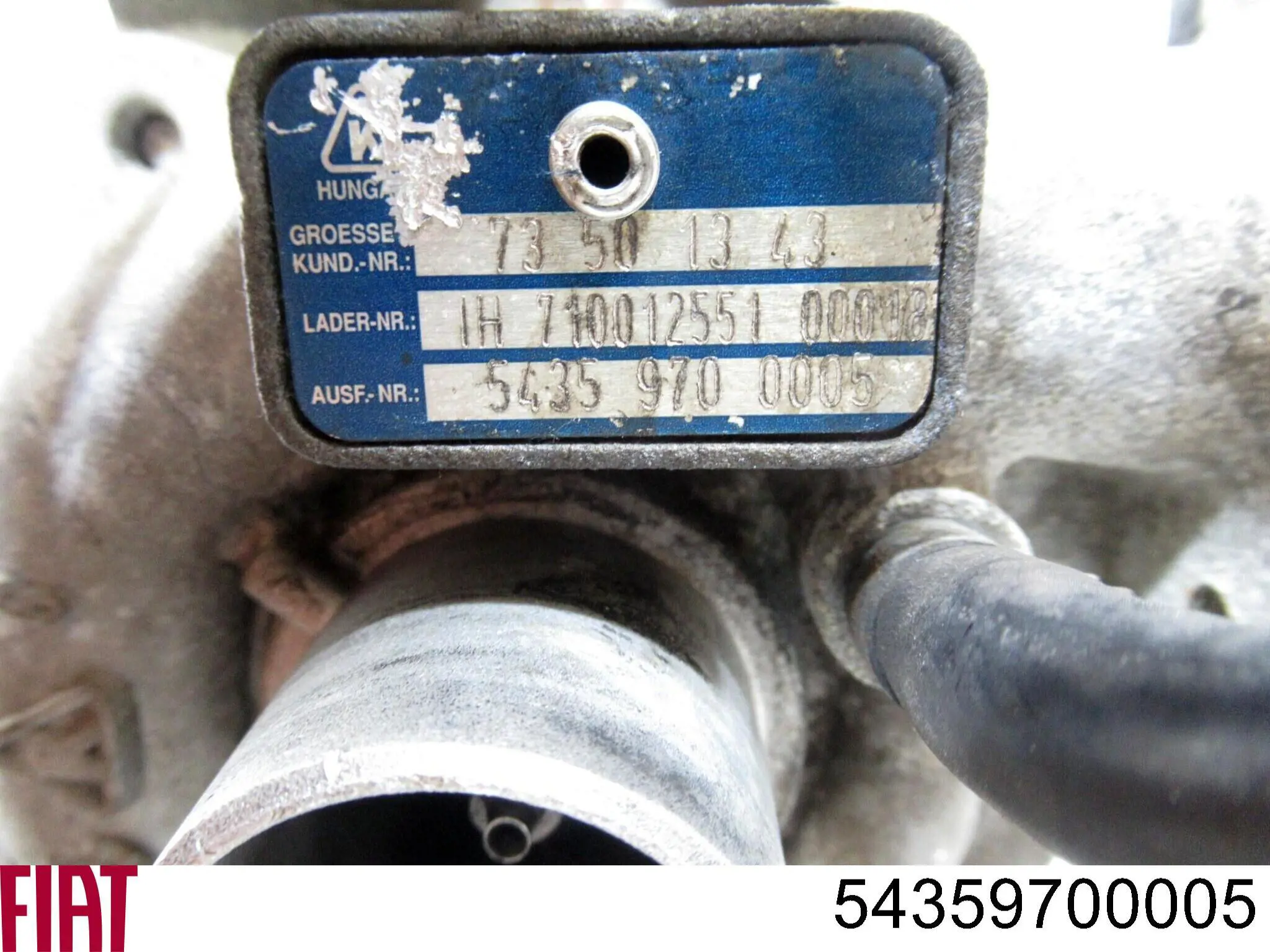 Do koszyka 54359700005 Fiat/Alfa/Lancia Turbina