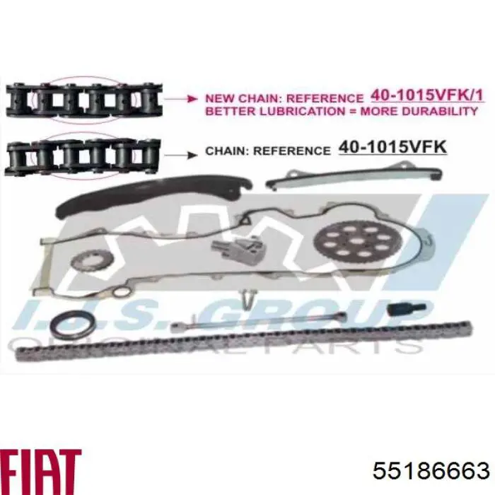 Do koszyka 55186663 Fiat/Alfa/Lancia Uszczelka pokrywy przedniej silnika