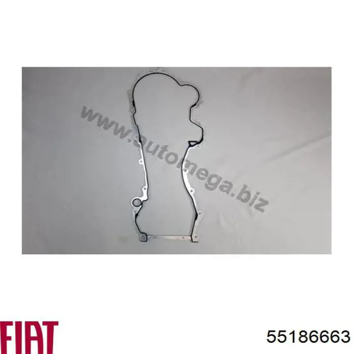 Uszczelka pokrywy przedniej silnika Fiat/Alfa/Lancia 55186663 cena, od 17,56 USD