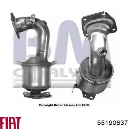 Konwerter-katalizator do Alfa Romeo 156  932