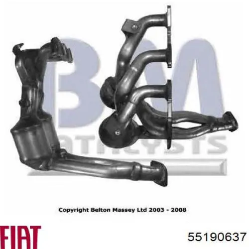 Konwerter-katalizator Alfa Romeo 156 sedana (932) (1997 - 2005) cena, od 469,97 USD