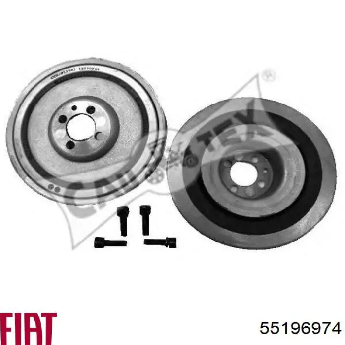 Do koszyka 55196974 Fiat/Alfa/Lancia Koło pasowe wału korbowego
