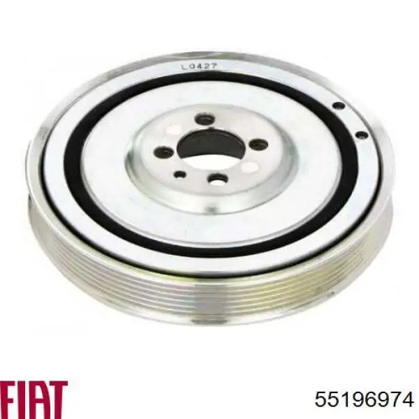 Koło pasowe wału korbowego 55196974 Fiat/Alfa/Lancia