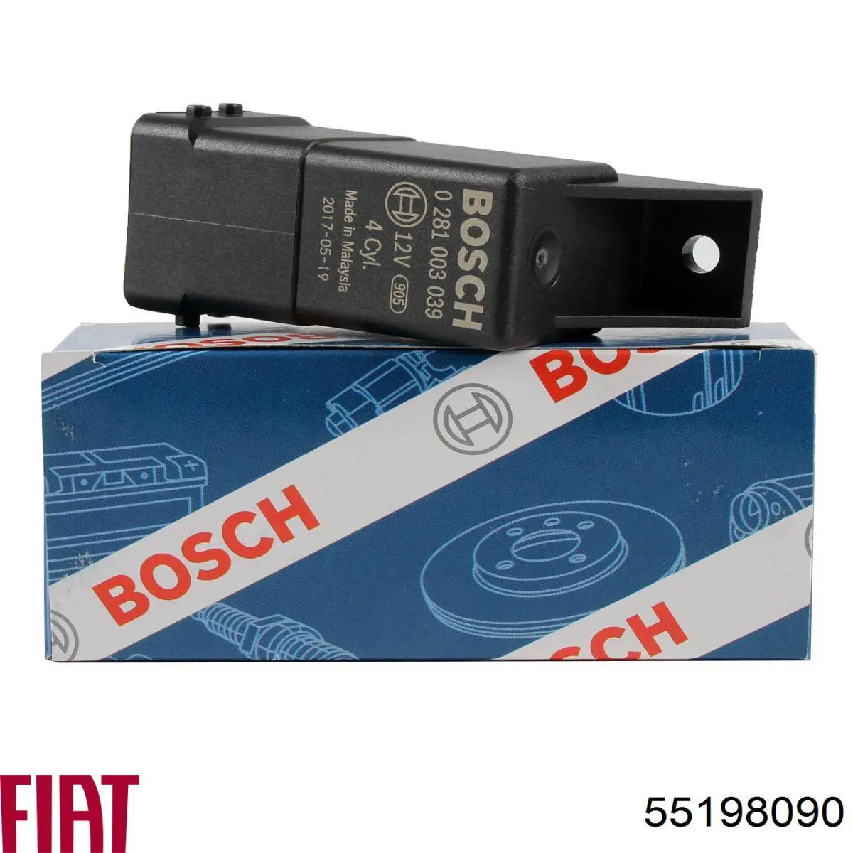 Przekaźnik świec żarowych Fiat/Alfa/Lancia 55198090