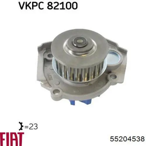 Pompa chłodząca wodna 55204538 Fiat/Alfa/Lancia