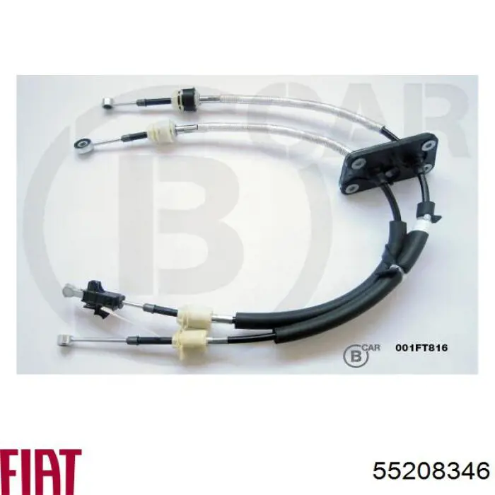 55208346 Fiat/Alfa/Lancia Linka dźwigni zmiany biegów podwójna