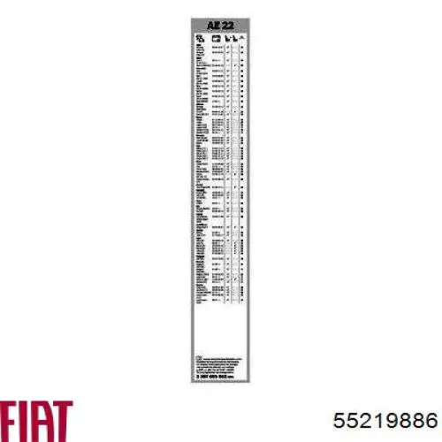 55219886 Fiat/Alfa/Lancia wtryskiwacz paliwa