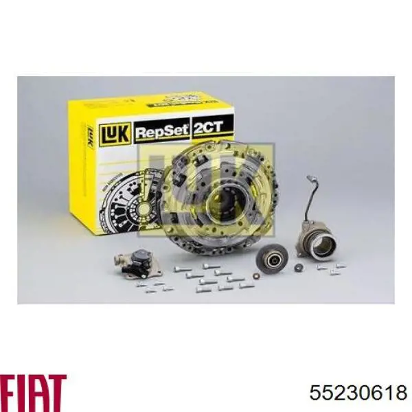 Do koszyka 55230618 Fiat/Alfa/Lancia Zestaw sprzęgła (3 części)