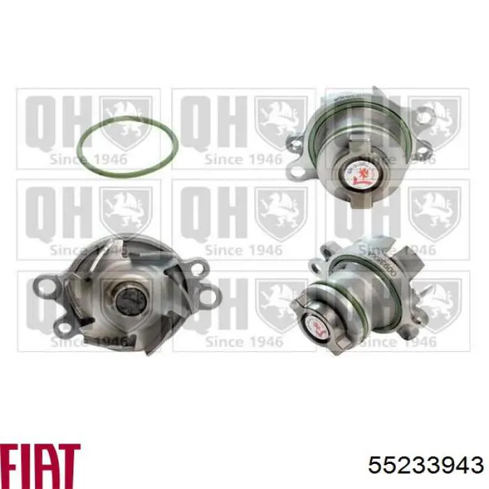 Pompa chłodząca wodna Fiat/Alfa/Lancia 55270499 cena, od 42,78 USD