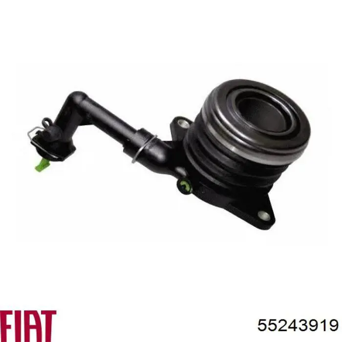 Do koszyka 55243919 Fiat/Alfa/Lancia Cylinder roboczy sprzęgła (wysprzęglik) w komplecie z łożyskiem wyciskowym